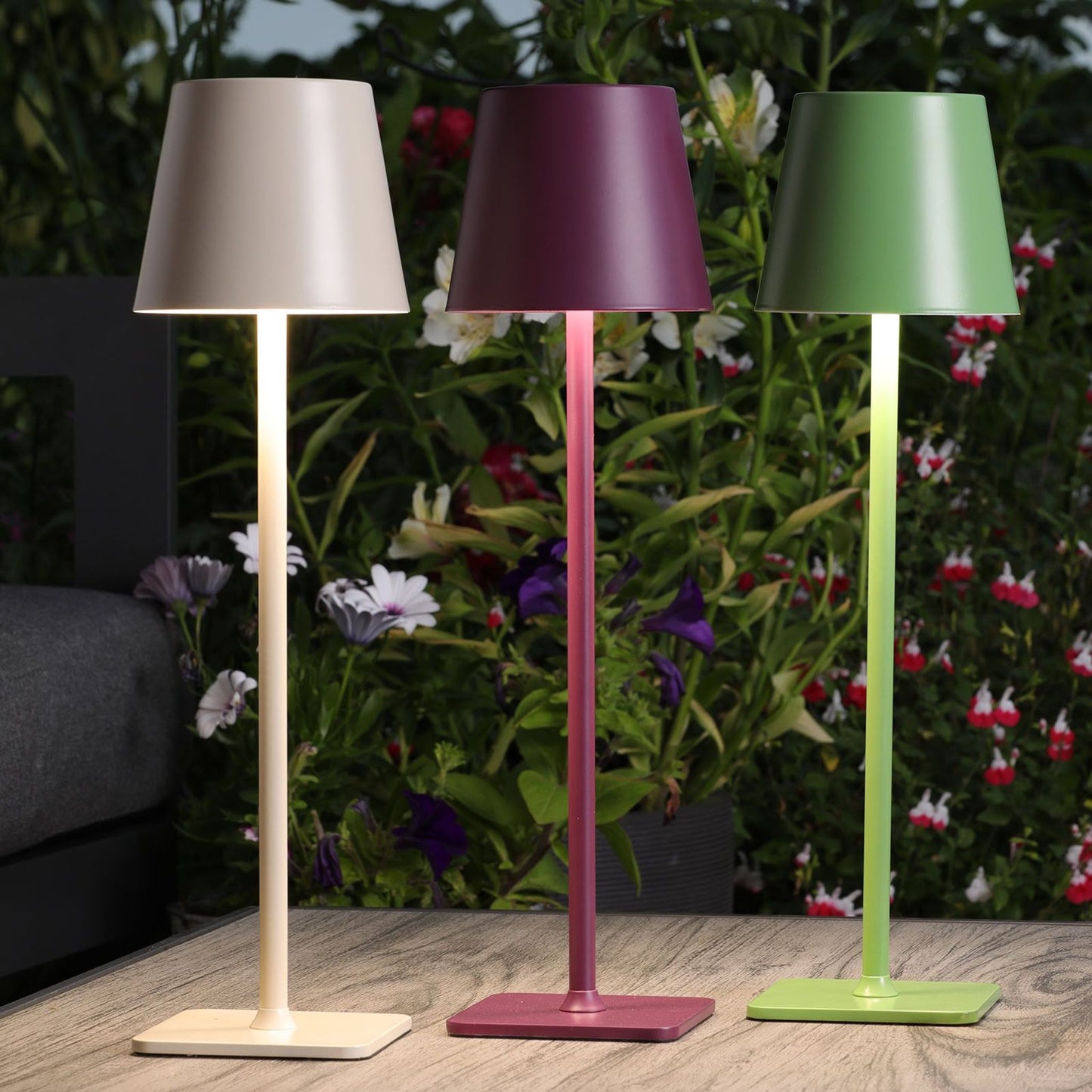 Derrick Rechargeable Outdoor Table Lamp