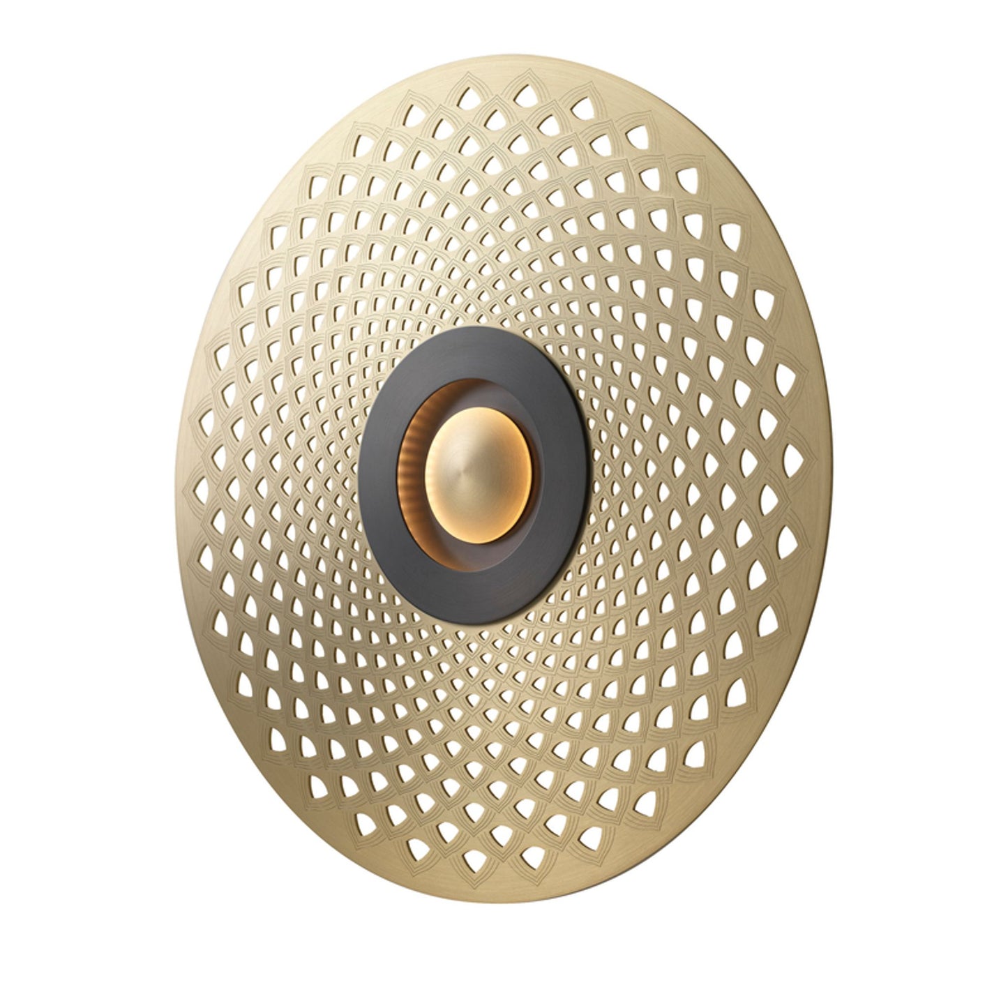 Earth Mandala LED Wall Light with Disc Shaped Metal