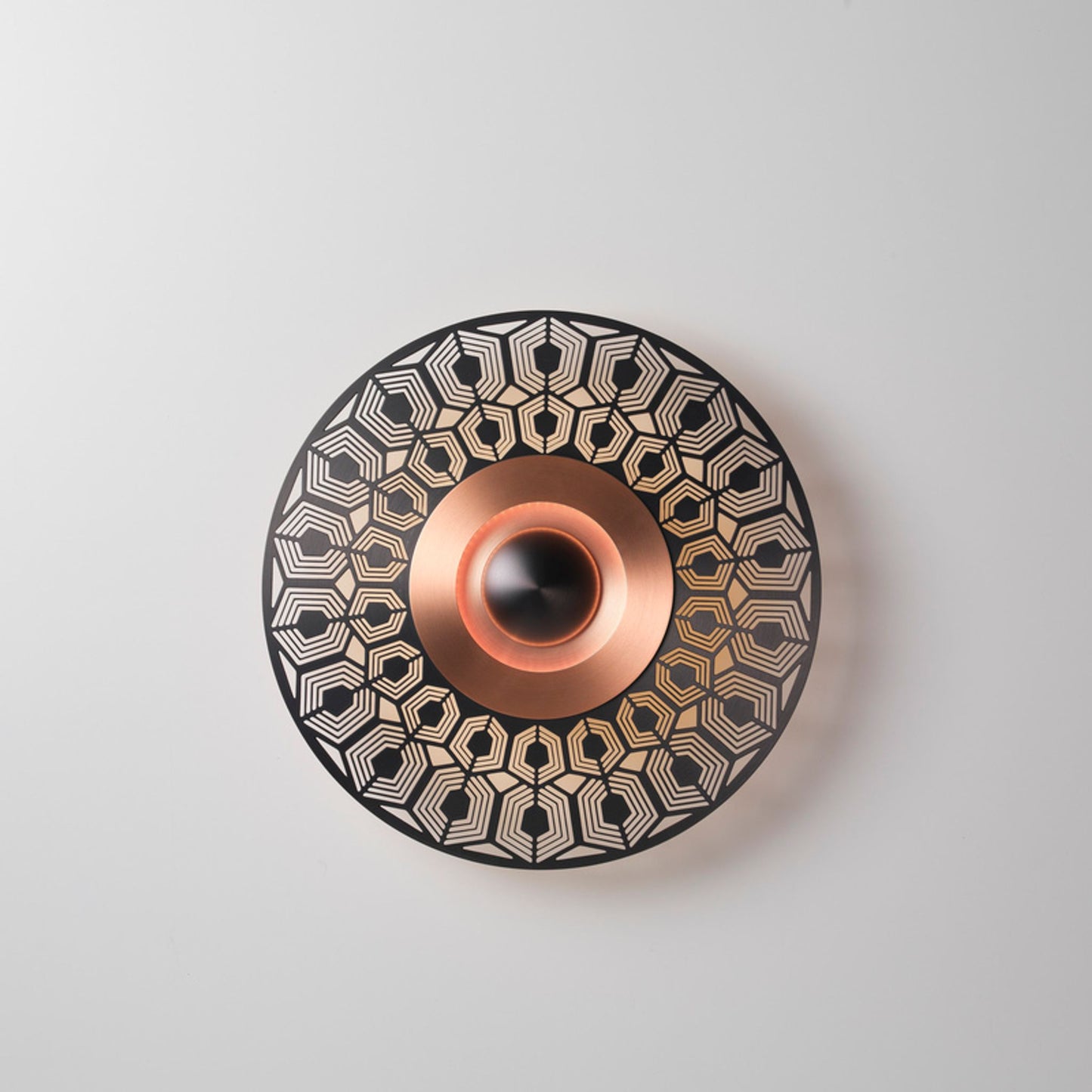 Earth Turtle LED Wall Light with Disc Shaped Metal