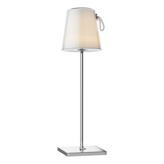 Egor Rechargeable Table Lamp in Polished Chrome