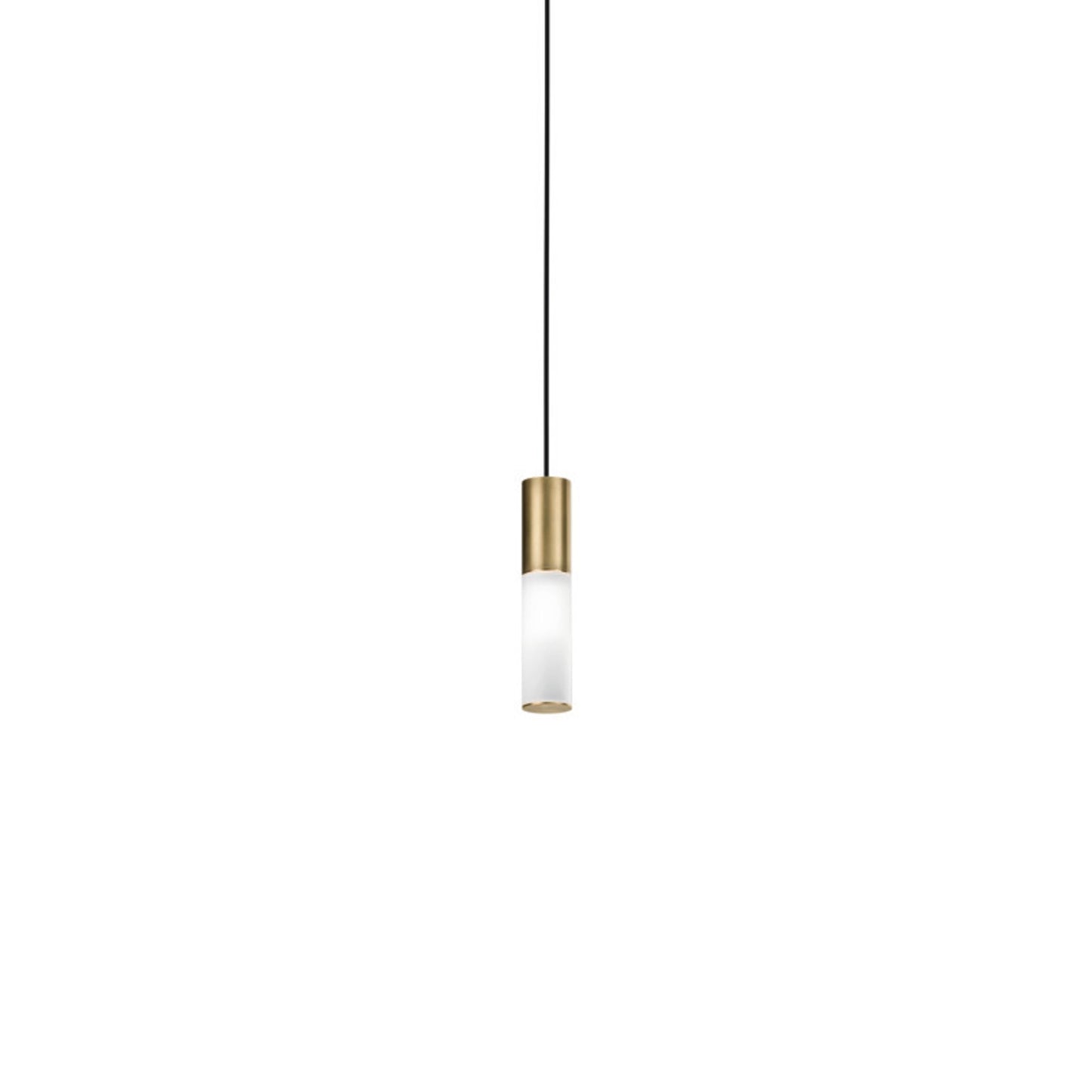 Etoile Single Pendant with White Glass