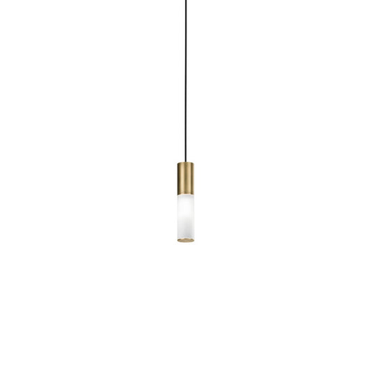 Etoile Single Pendant with White Glass