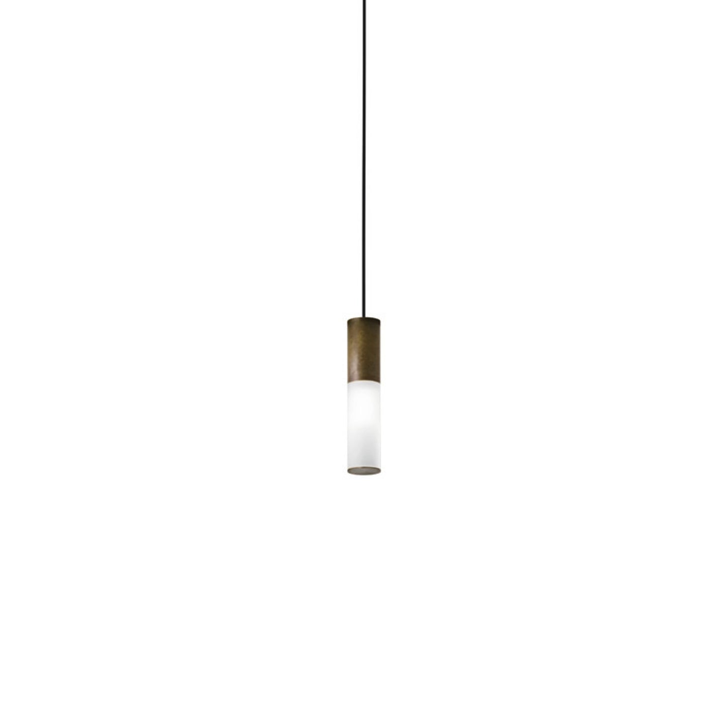 Etoile Single Pendant with White Glass