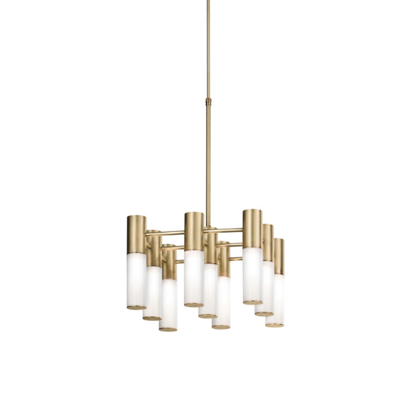 Etoile 9-Light Pendant with White Glass