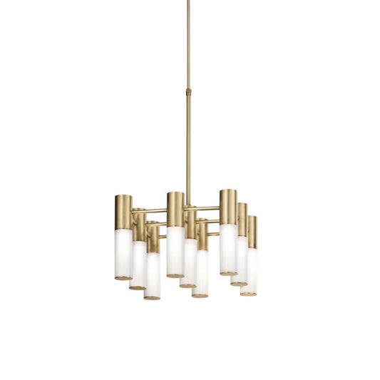 Etoile 9-Light Pendant with White Glass