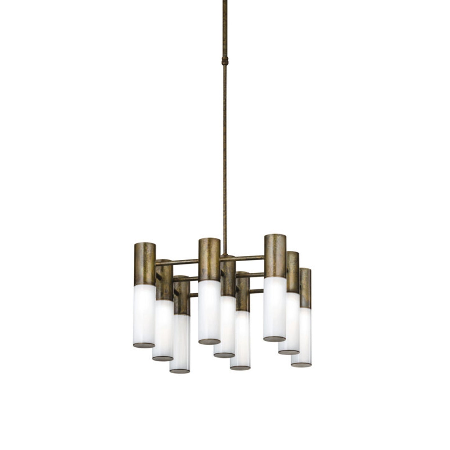 Etoile 9-Light Pendant with White Glass