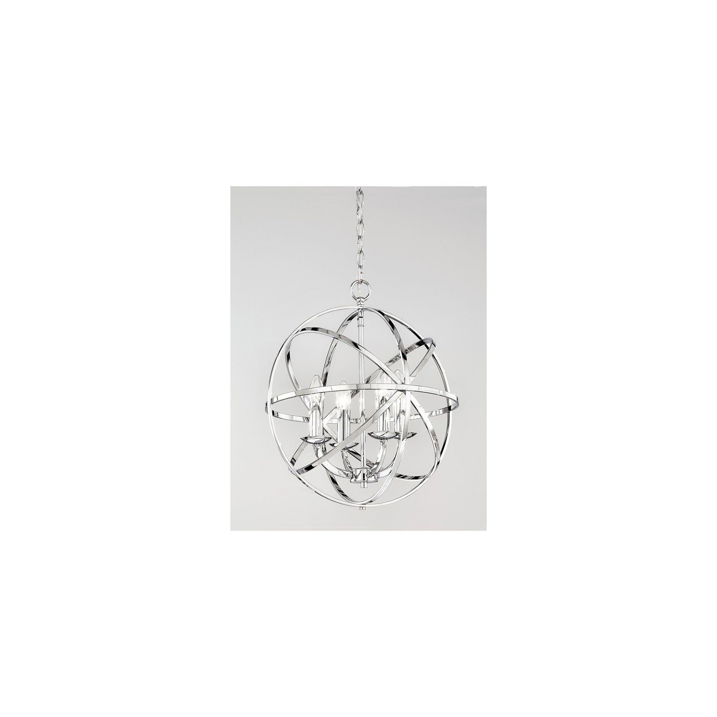 Timeless 4-Light Pendant in Modern Chrome