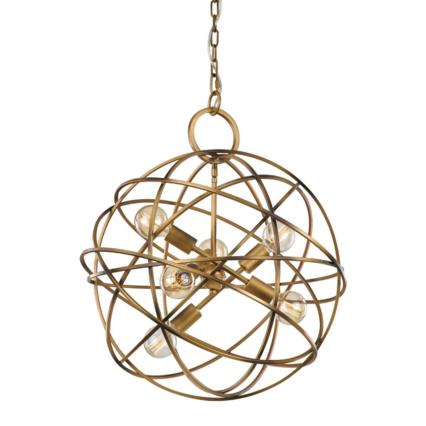 Comet 6-Light Pendant in Matt Black