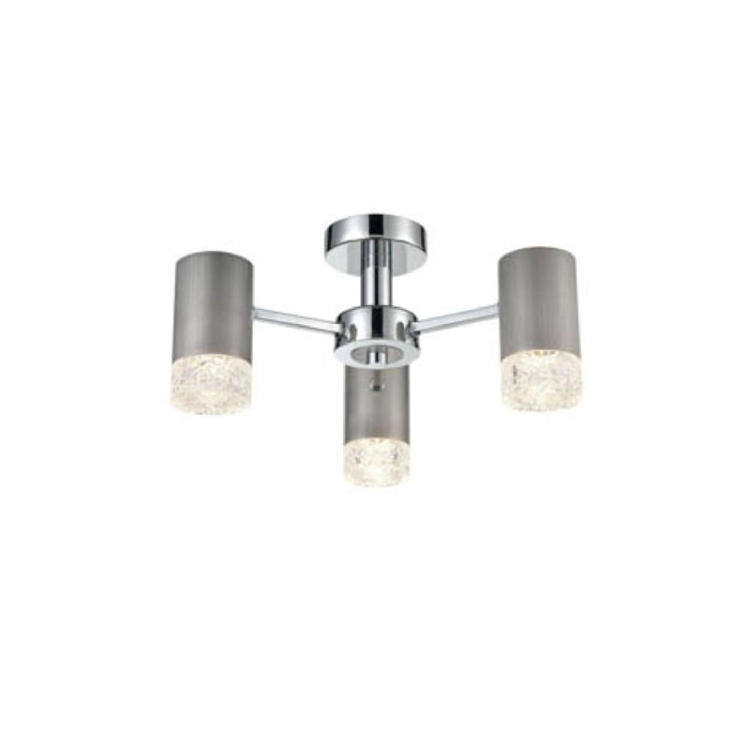 Allure 3 Ceiling Light with Decorative Glass