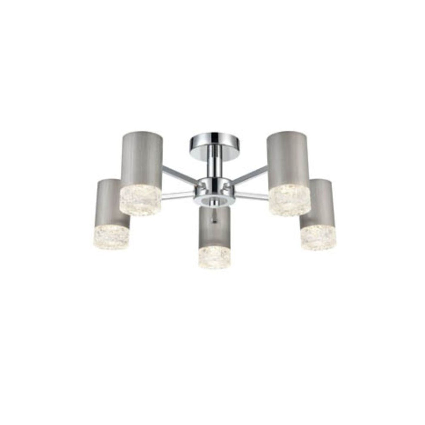 Allure 5 Ceiling Light with Decorative Glass