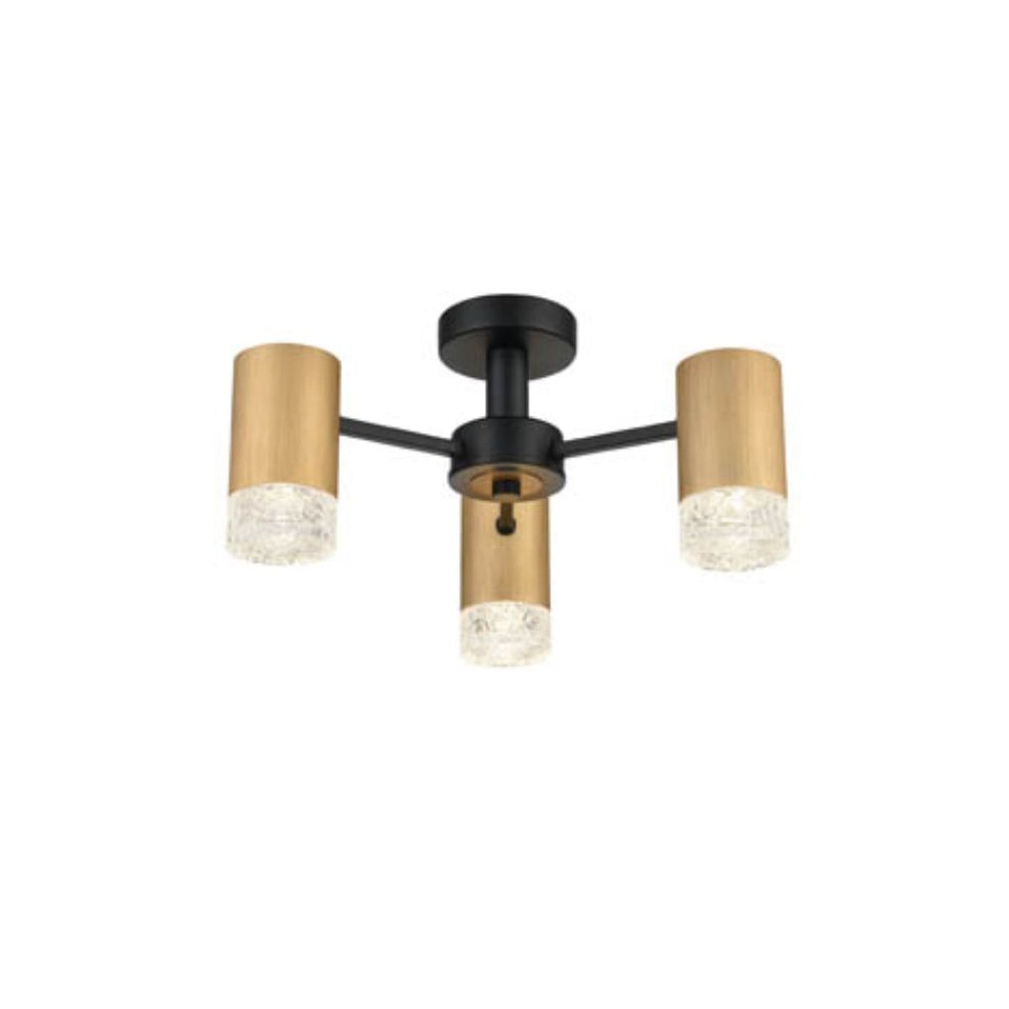 Allure 3 Ceiling Light with Decorative Glass