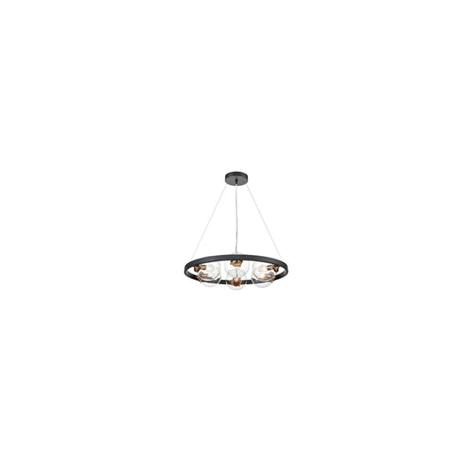 Parallel 6-Light Pendant in Black