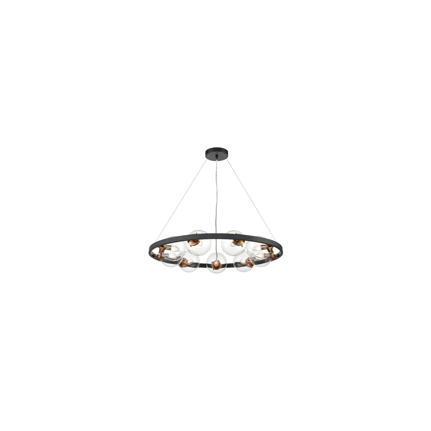 Parallel 9-Light Pendant in Black