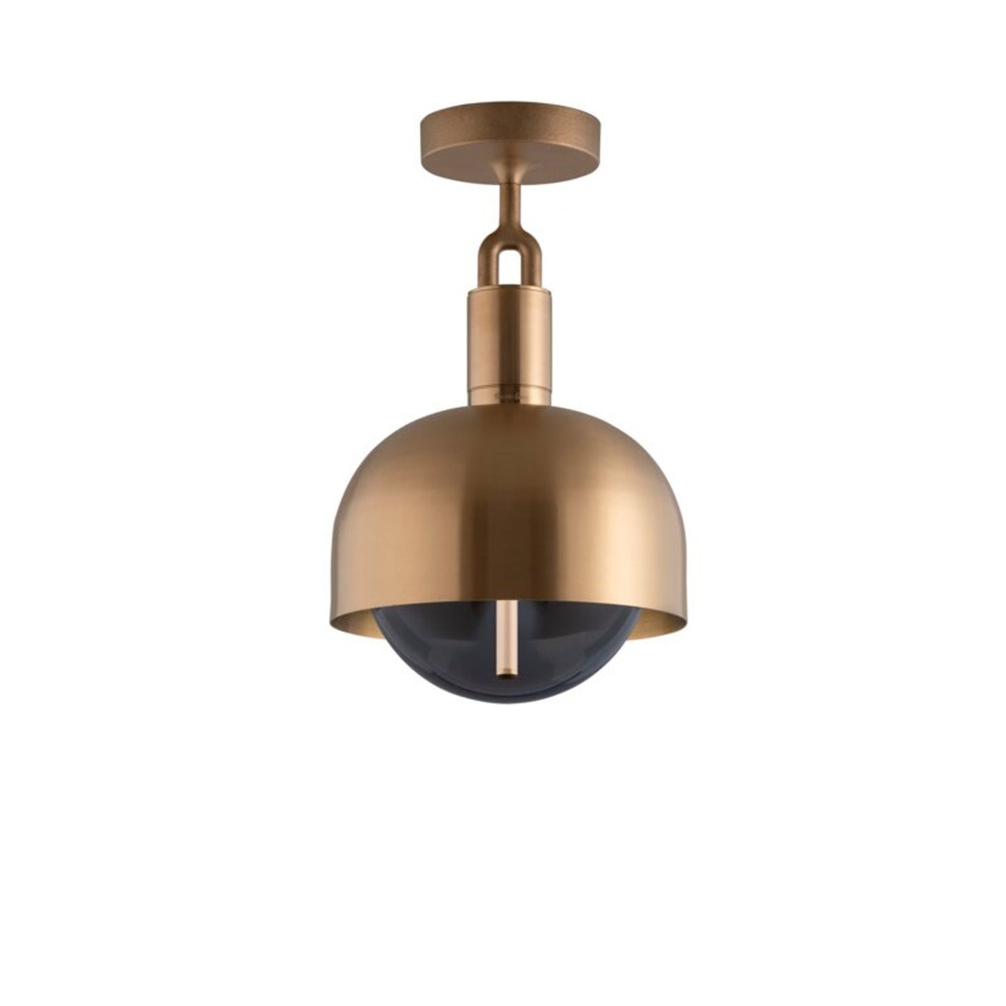 Forked Globe Shade Ceiling Light