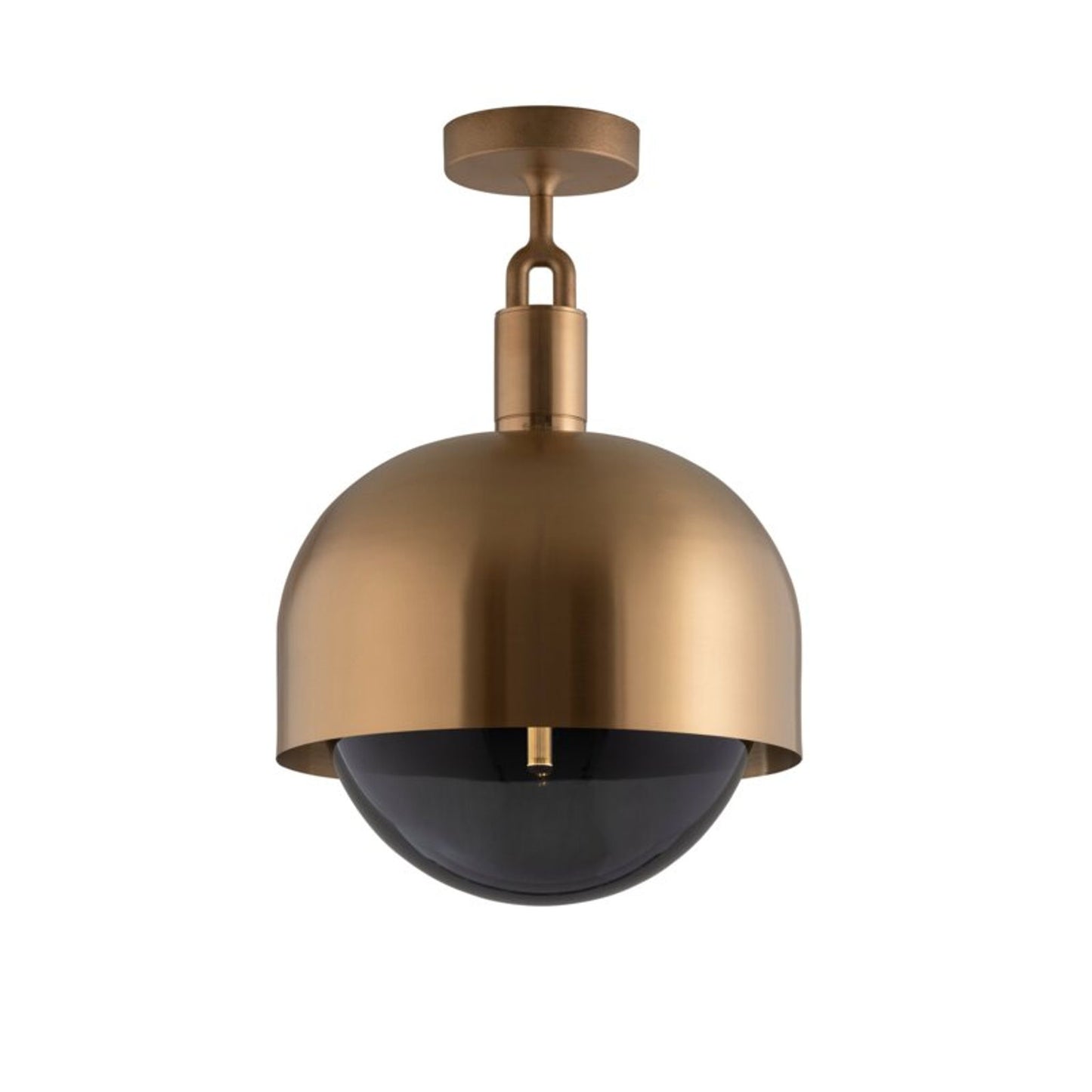 Forked Globe Shade Ceiling Light