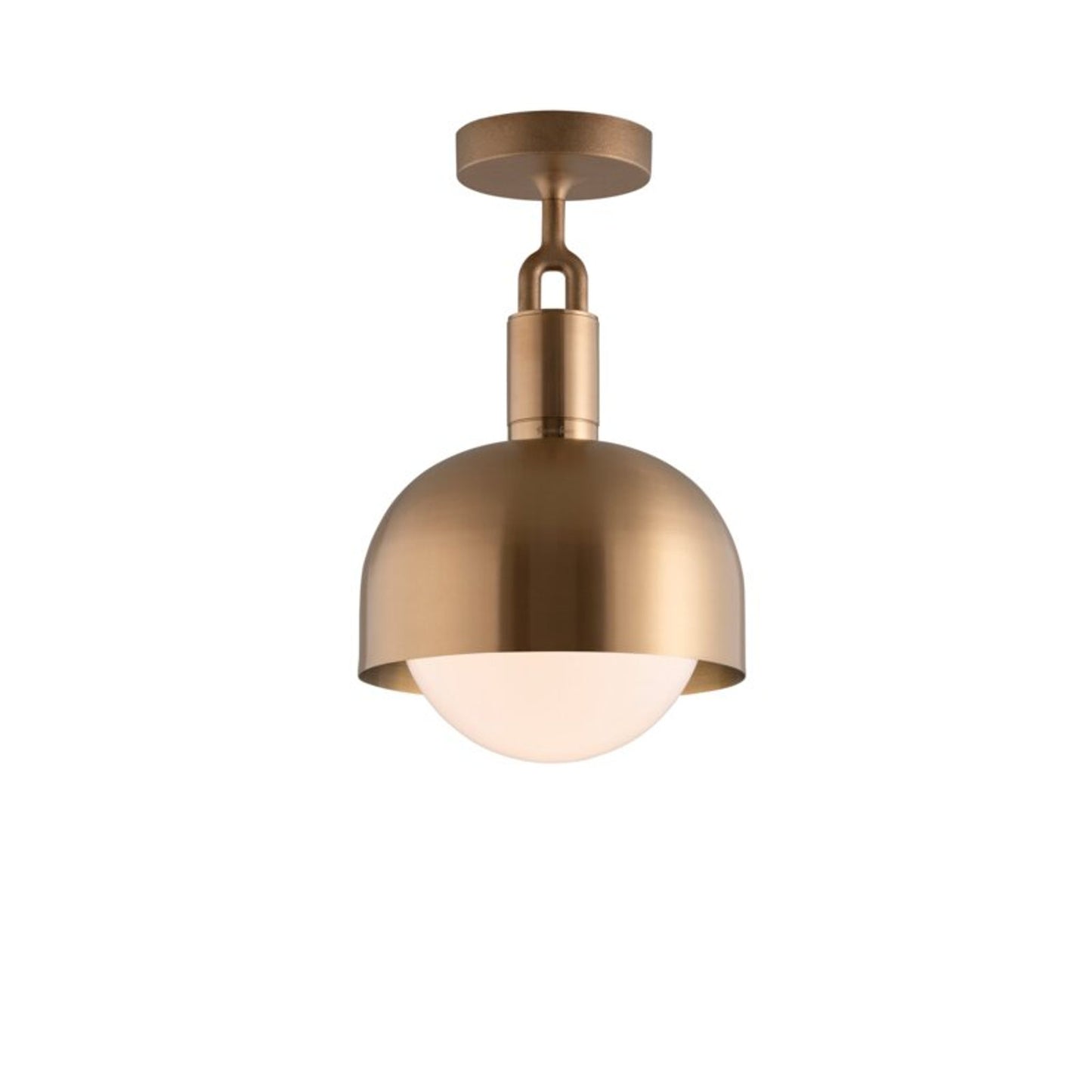 Forked Globe Shade Ceiling Light