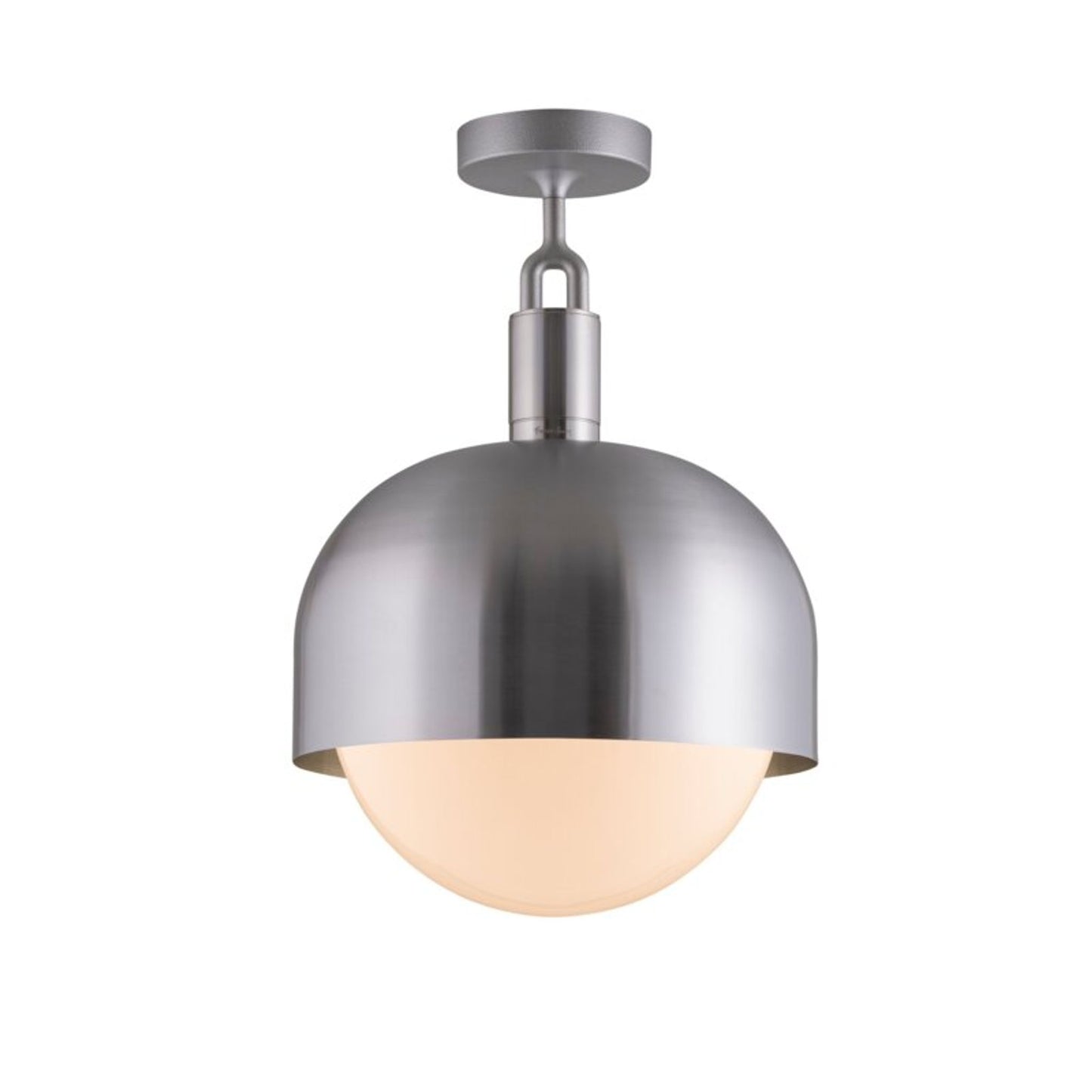 Forked Globe Shade Ceiling Light