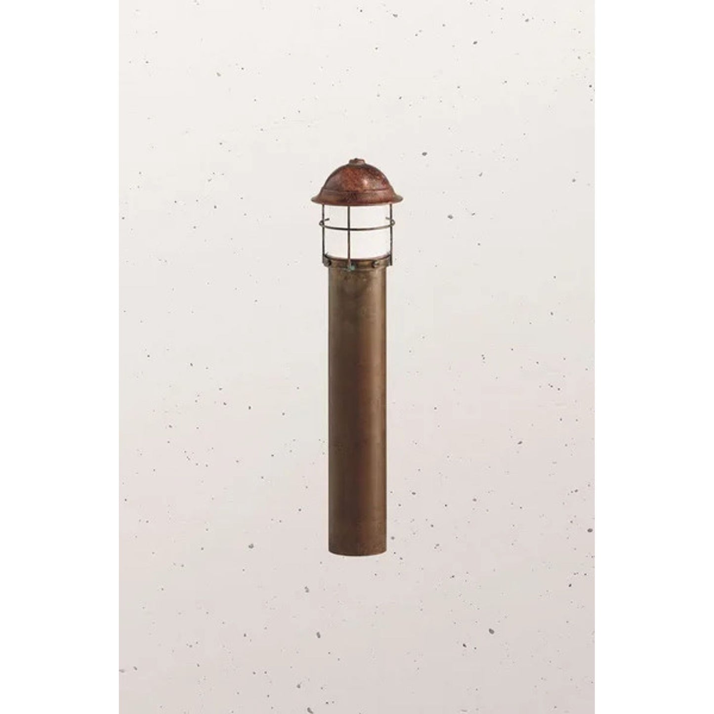 Garden Exterior Bollard in Antique Brass