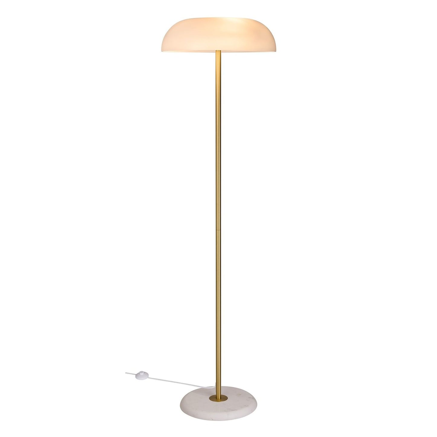 Glossy Floor Lamp in White