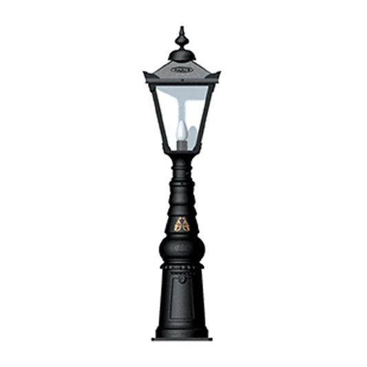 Victorian traditional cast iron pedestal light 1.54m