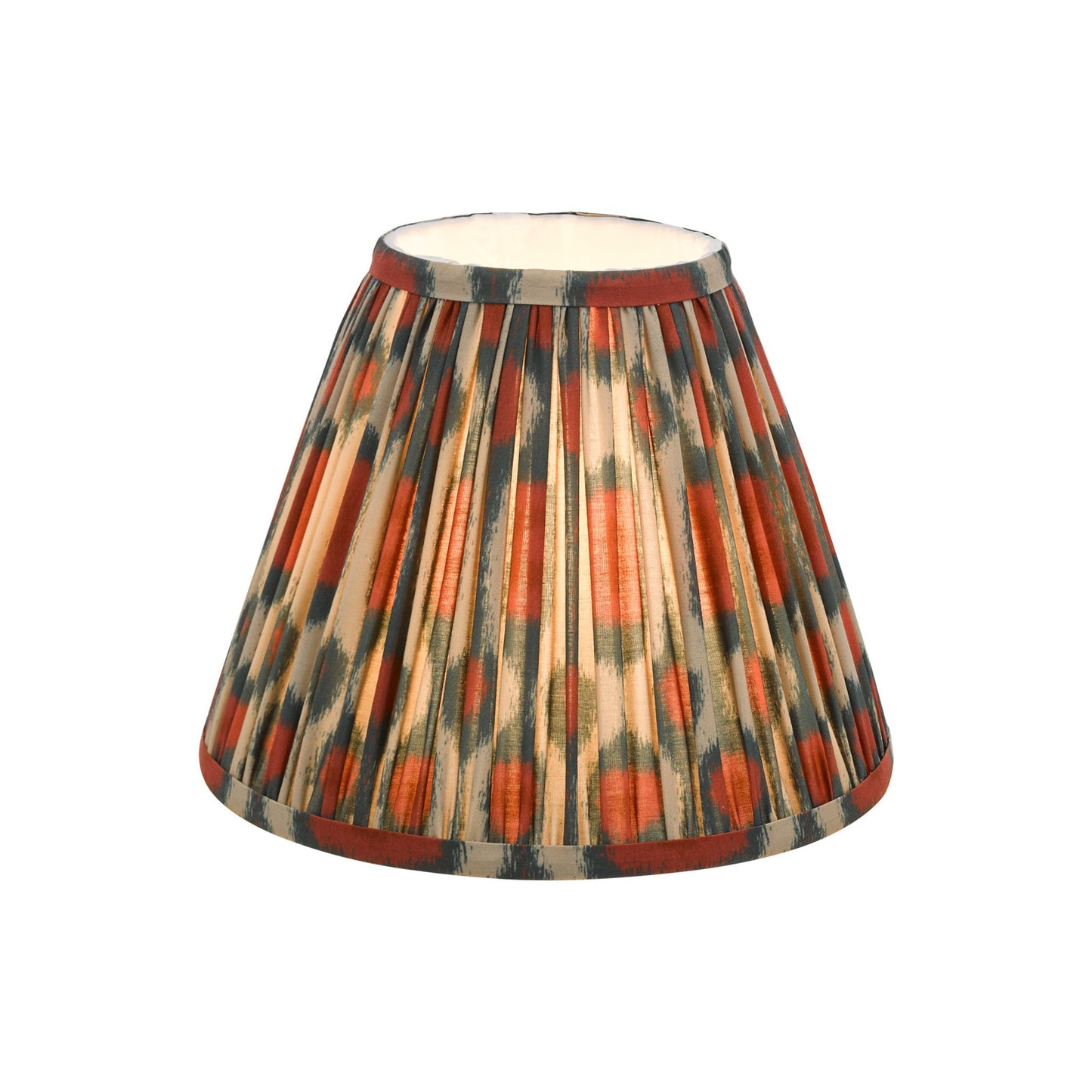 Ikat Cotton Tapered drum Shade