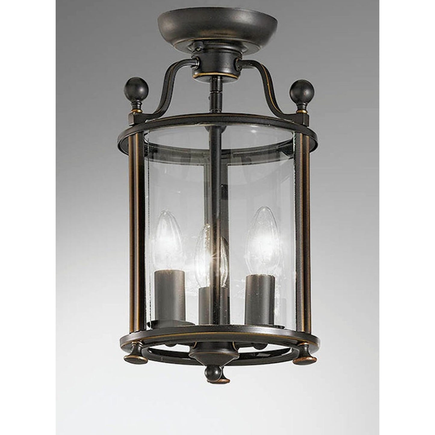 Melford 3-Light Flush Lantern