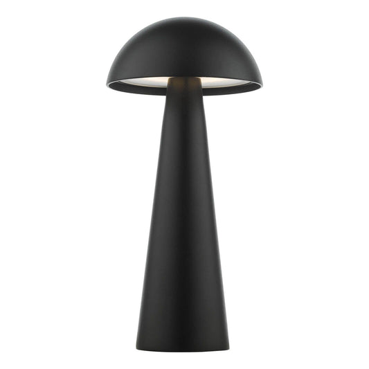 Lyle Rechargeable Outdoor Table Lamp in Matt Black