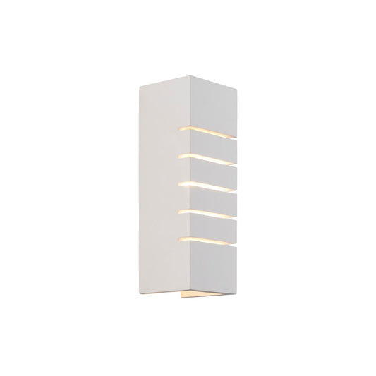 Lancio Square Wall Light in White