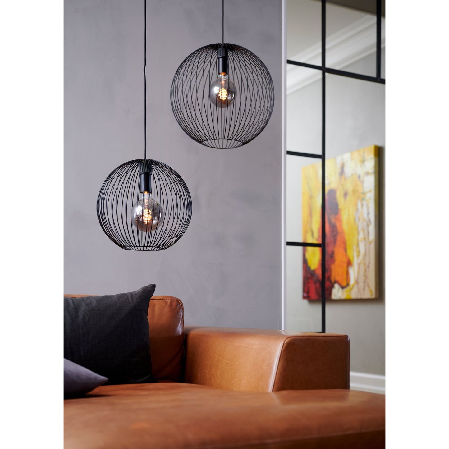 Beroni 45 Pendant in Black