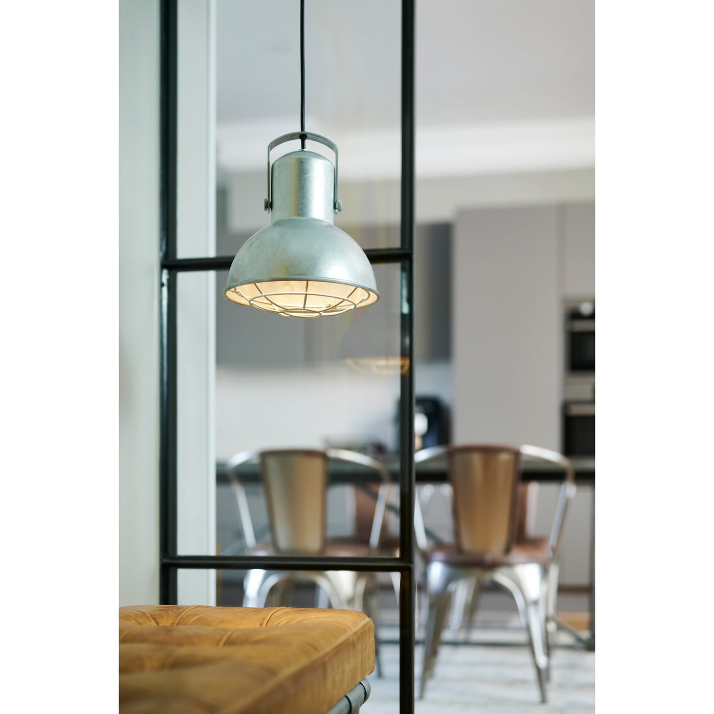 Porter Pendant in Galvanized