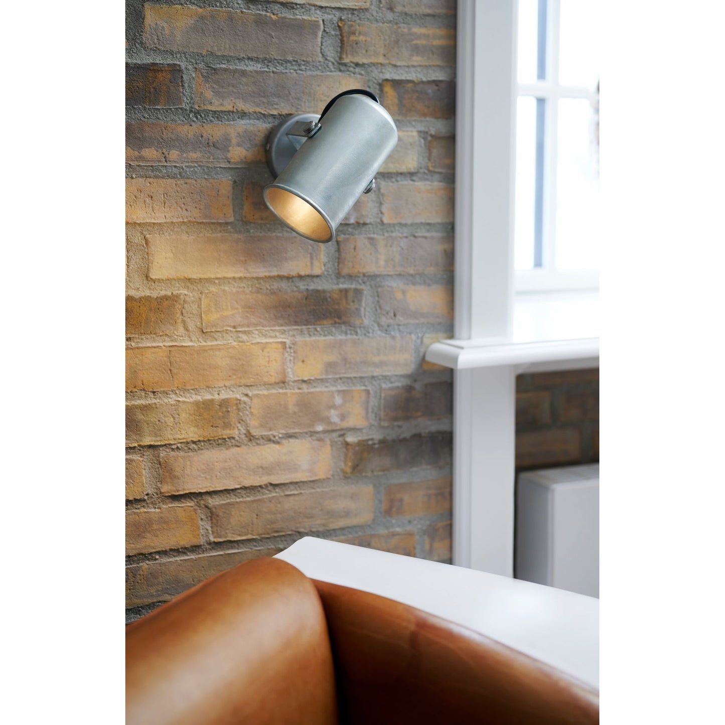 Porter Wall Light in Galvanized