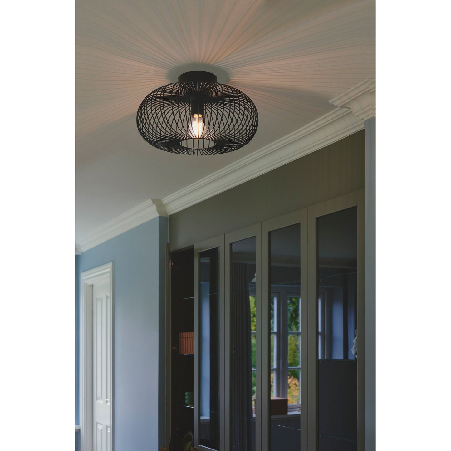 Beroni Ceiling Light in Black