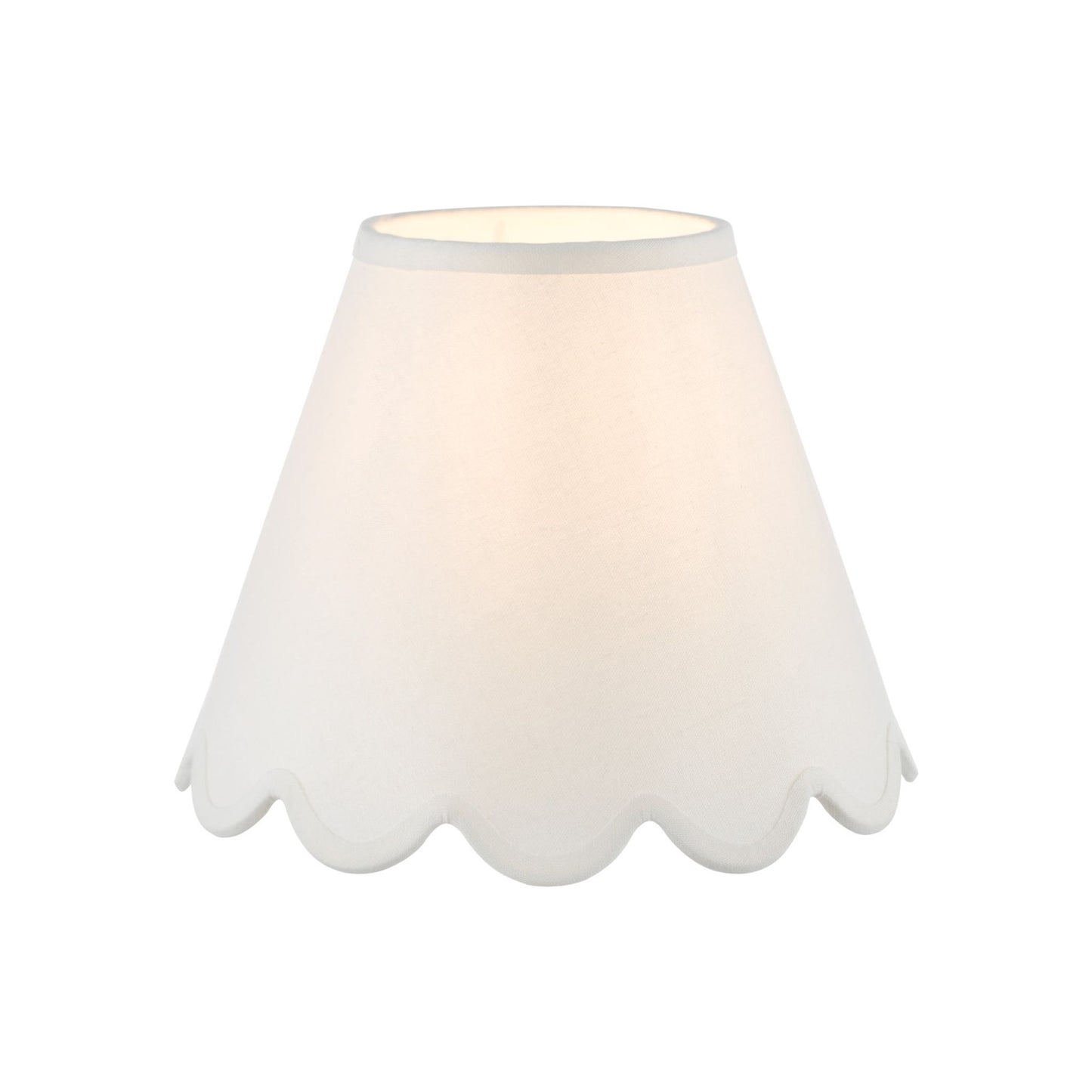 Nerita Linen Tapered drum Shade in Ivory