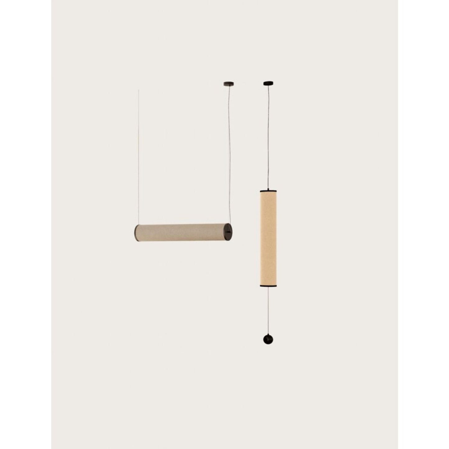 Nooi Linear Pendant in Matt Black