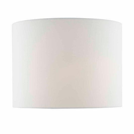 Olalla 34cm Faux Silk Drum Shade in Ivory