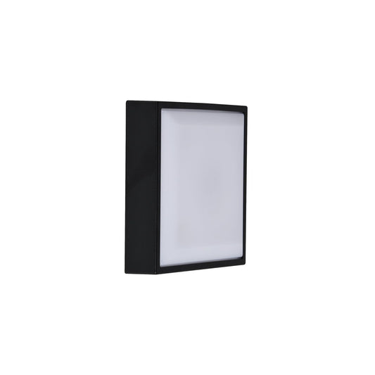 Oliver Square Wall Light in Black