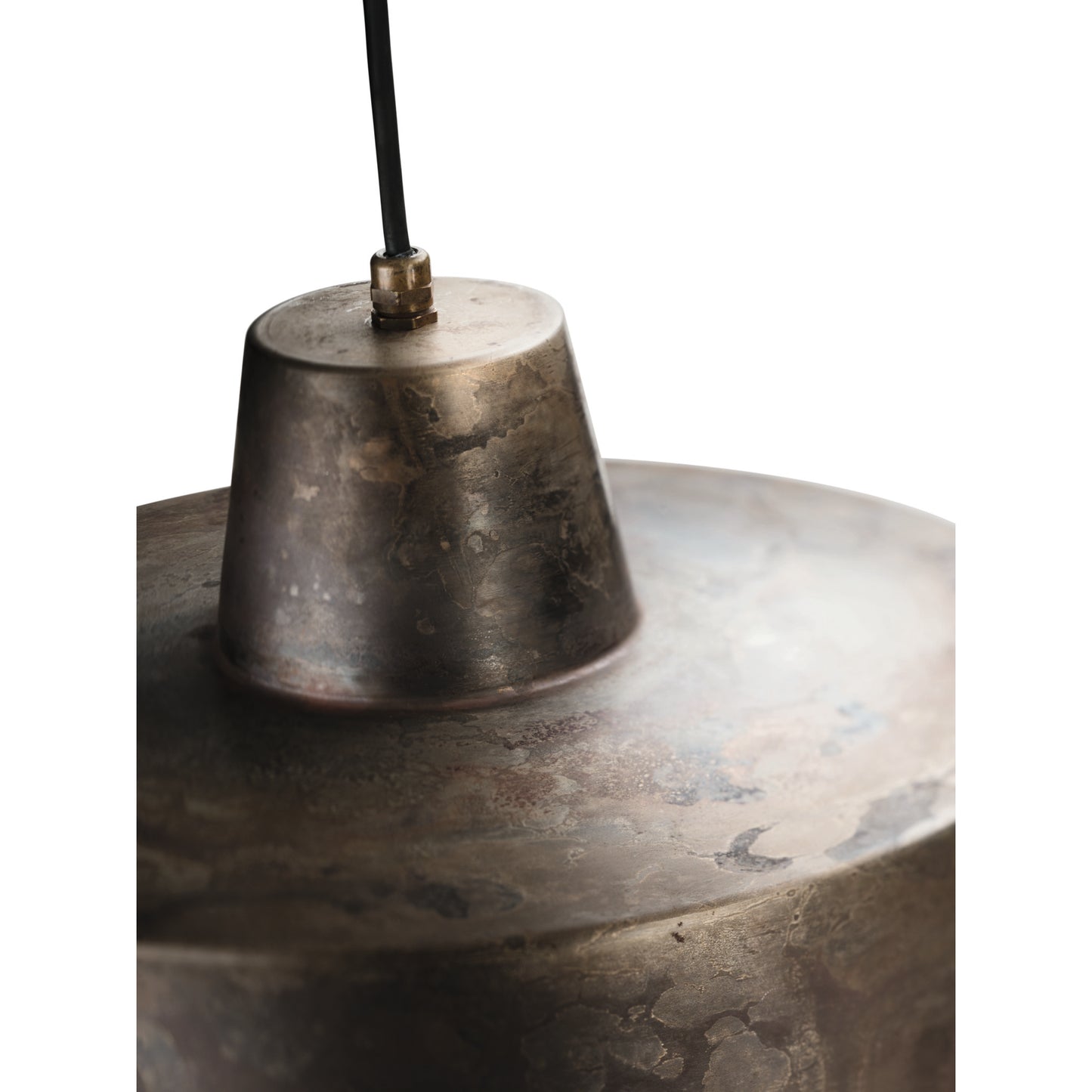 Officina Single Pendant in Antique Iron