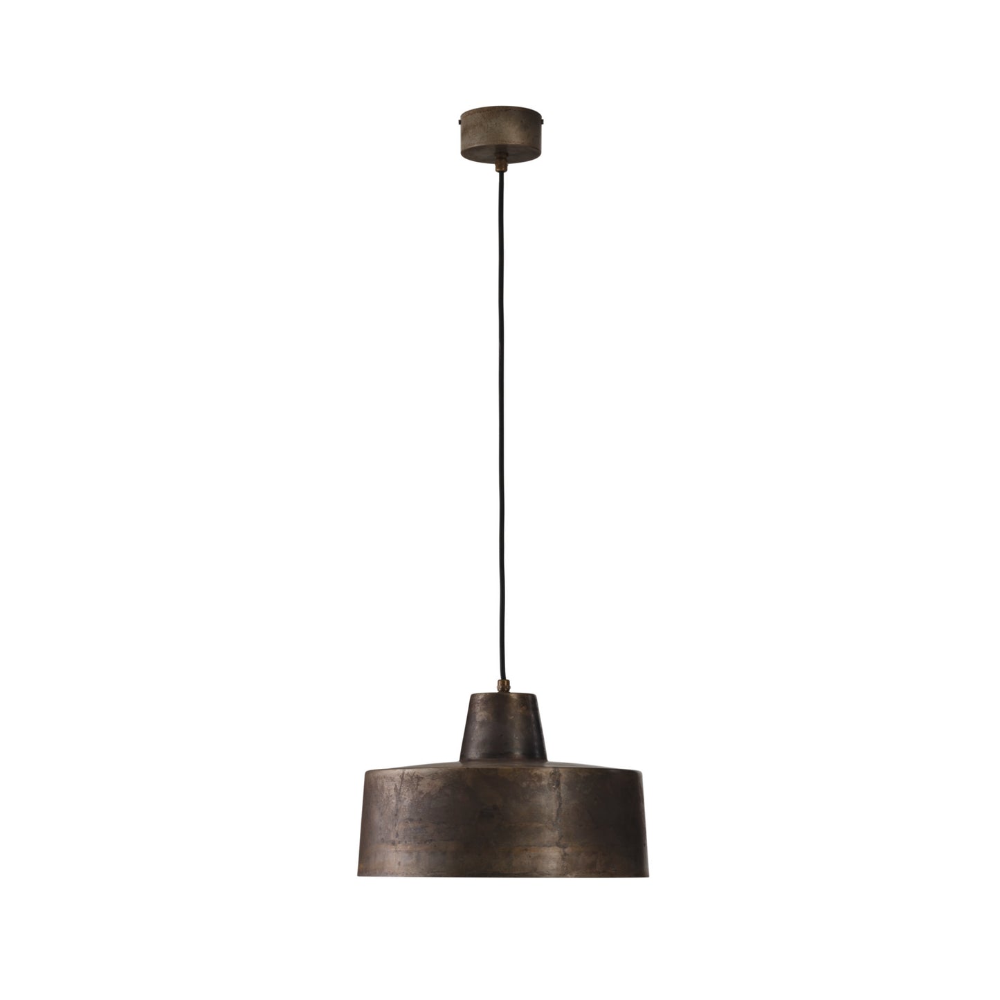 Officina Single Pendant in Antique Iron