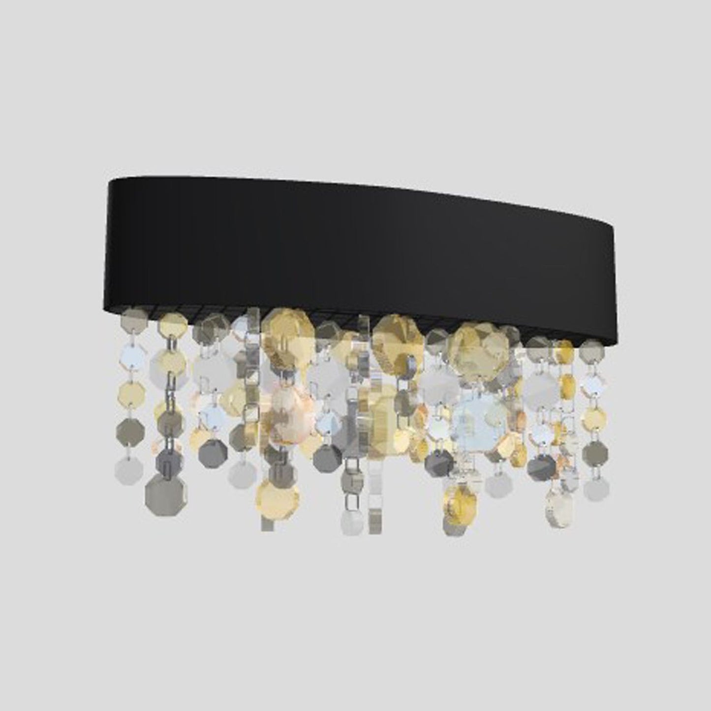 Ola A1 OV 30 E14 Wall Light with Colored Glass