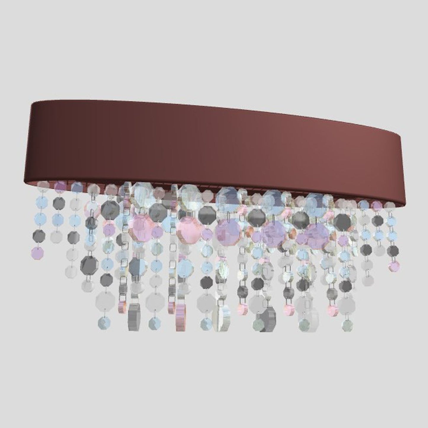 Ola A2 OV 50 LED Wall Light with Colored Glass