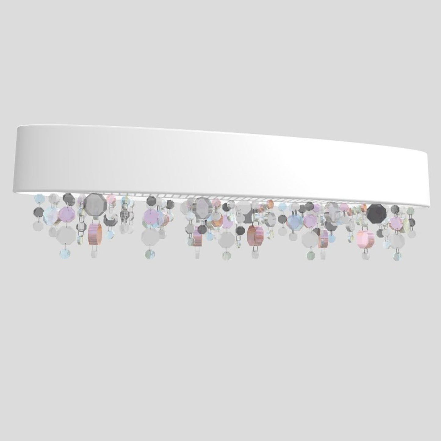 Ola A2 OV 70 LED Wall Light with Colored Glass