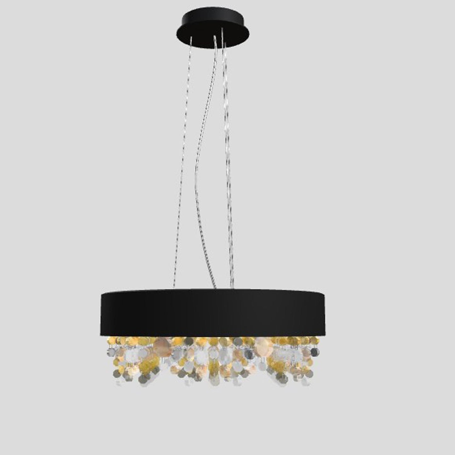 Ola S6 40 Small E14 Pendant with Colored Glass