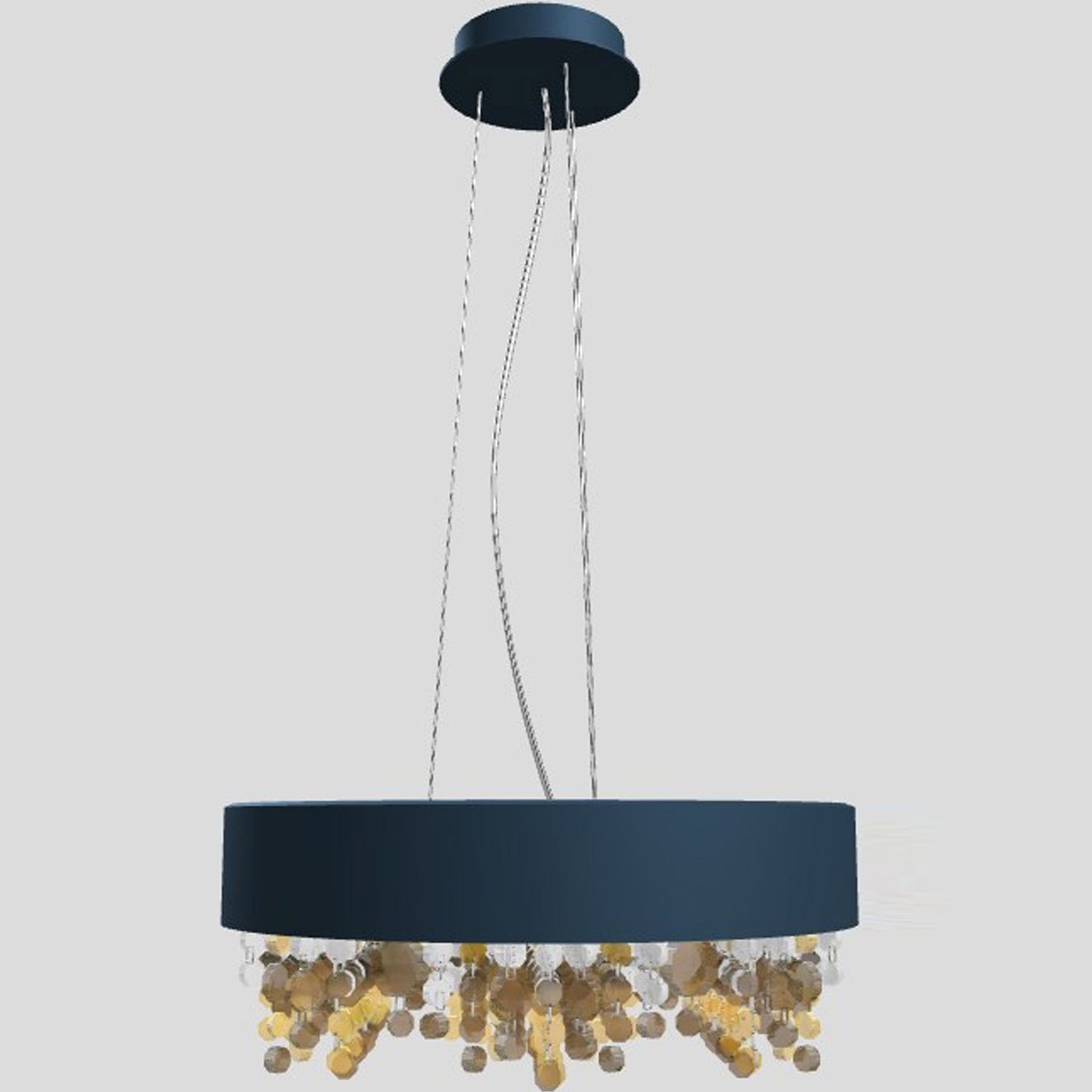 Ola S6 40 Small LED Pendant with Colored Glass