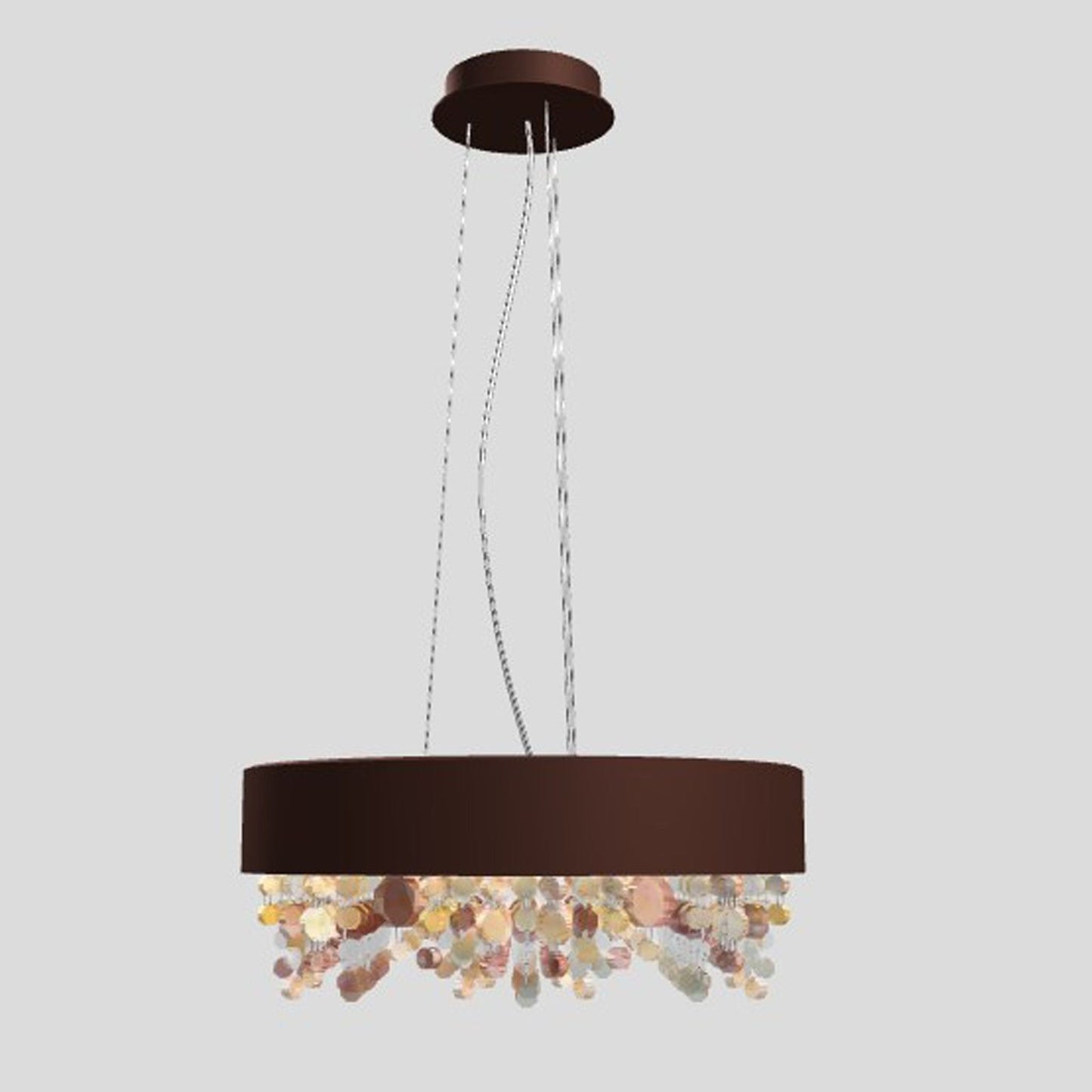 Ola S6 40 Small E14 Pendant with Colored Glass