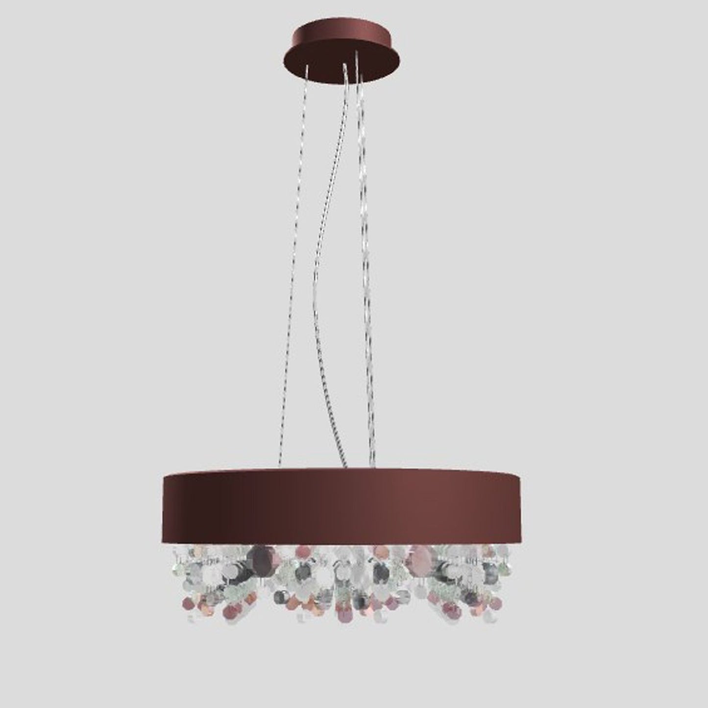 Ola S6 40 Small E14 Pendant with Colored Glass