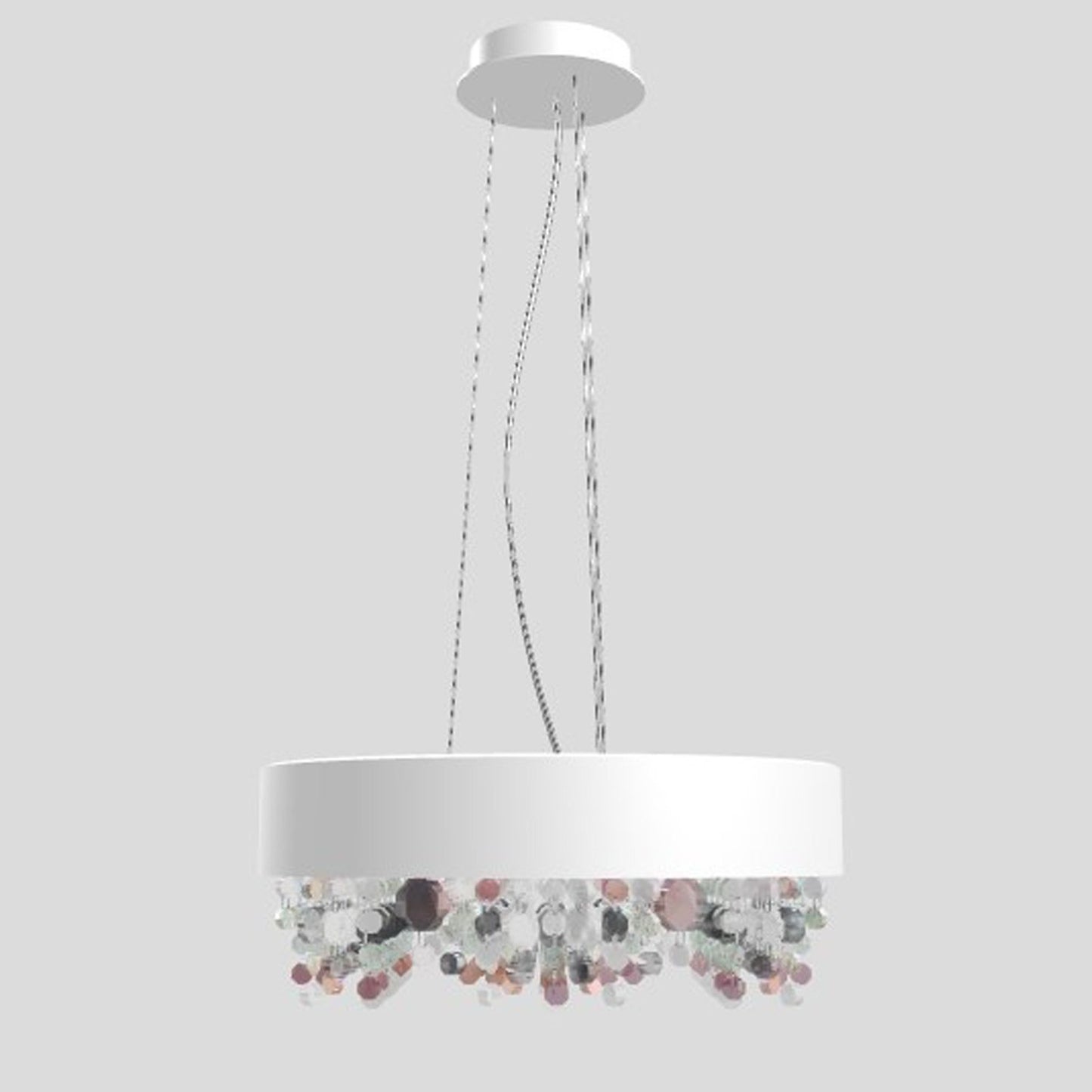 Ola S6 40 Small E14 Pendant with Colored Glass