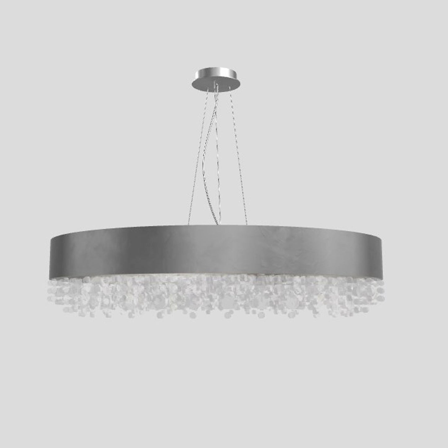 Ola S6 90 Large LED Pendant with Colored Glass