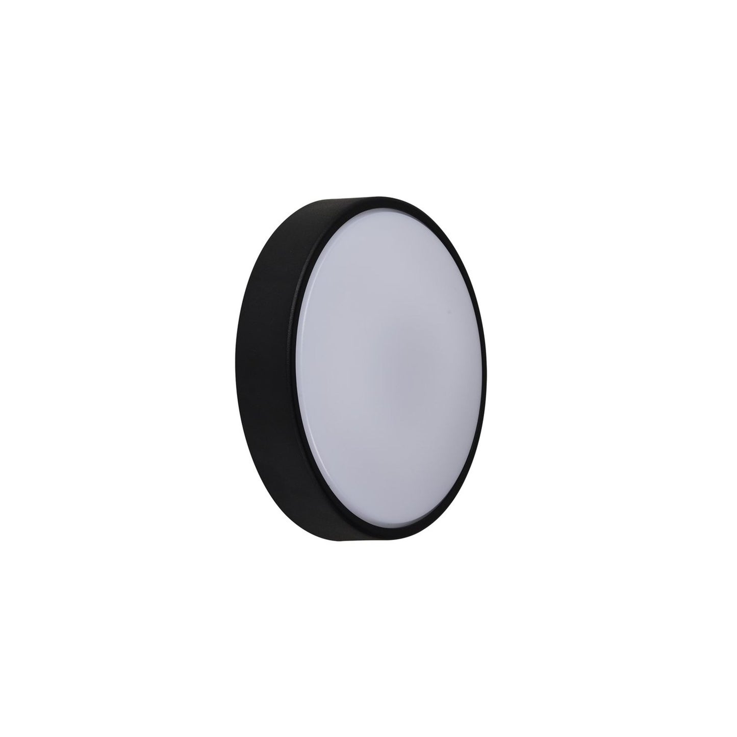 Oliver Round Wall Light in Black