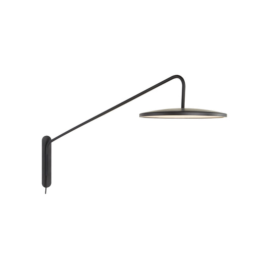 Dot 16" Articulating Wall Light in Matt Black