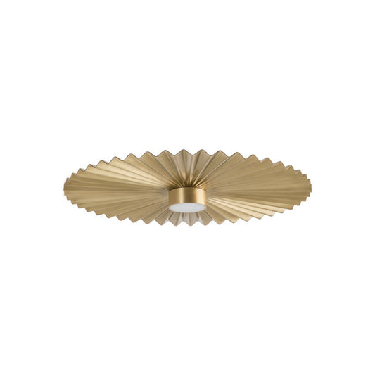 Plie Ceiling Light in Natural Brass